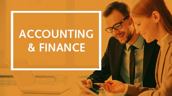 woman smiling in office looking at salary report woman smiling in office looking at salary report
