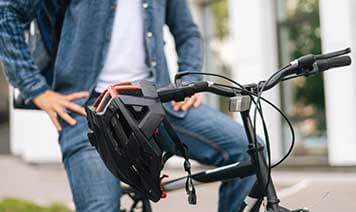 Man on bike